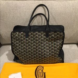 Goyard hardy bag with dust bag and store receipt